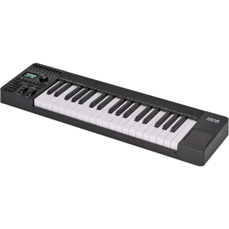 Nux NTK-37, USB-MIDI-Keyboard-Controller mit 37 halbgewichteten Tasten, integriertem Arpeggiator und 9 zuweisbaren Fadern