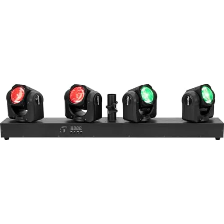 Eurolite LED TMH Bar B240 MH Beam, LED-Lichtanlage mit 4x 60 W Moving-Heads, 540° PAN, 180° TILT, DMX und Sound-to-Light Steuerung – Bild 9