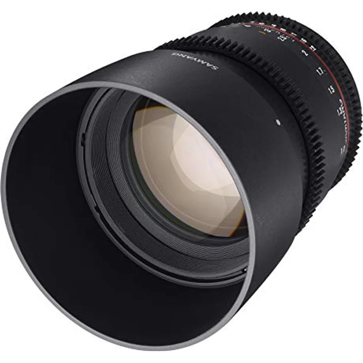 SAMYANG 13085T1.5F 85 mm T1.5 VDSLR AS IF UMC II Objektiv für Anschluss Fuji X schwarz – Bild 3