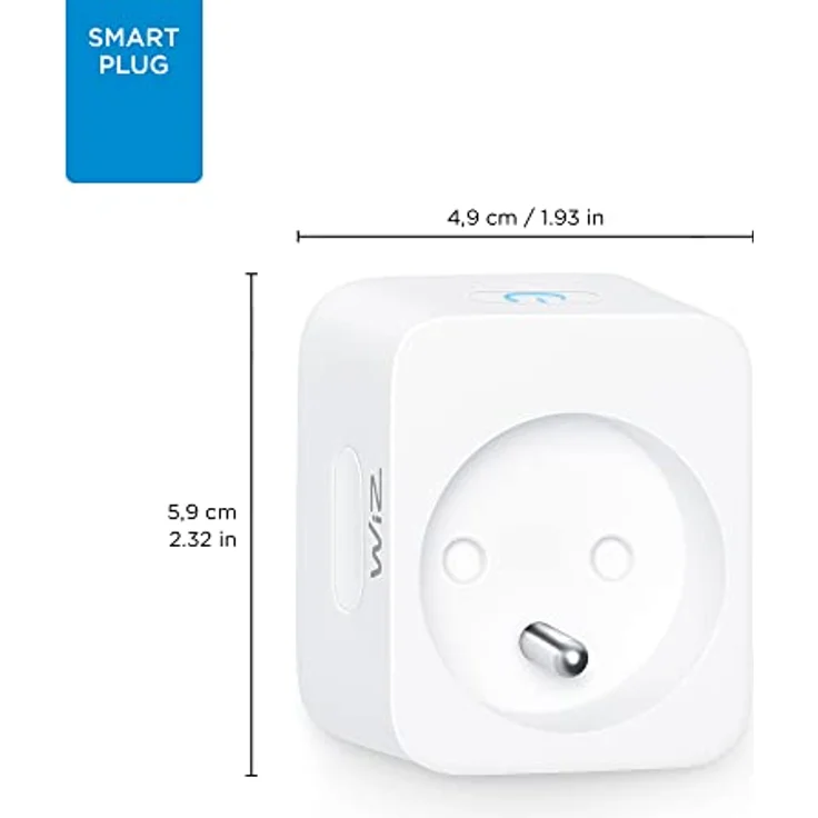 WiZ Smart Plug, Smarte Steckdose mit Smartphone- und Sprachsteuerung, Zeitplanung, Frankreich-Version – Bild 4