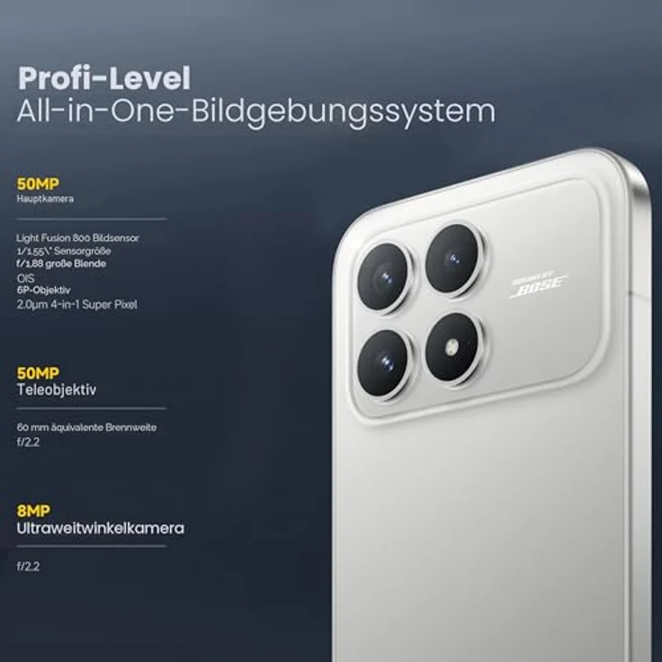 Xiaomi Poco F8 Pro 5G Dual Sim 12GB RAM 512GB - Blue (512 GB, Blue, 6.59", Dual SIM, 5G), Smartphone, Blau – Bild 8