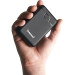 Intenso B10000, 10.000 mAh Powerbank mit USB-C & 2x USB-A, LED-Statusanzeige, geprüft in Deutschland, schwarz