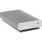 OWC Express 1M2 80G USB4 NVMe SSD Gehäuse, Aluminium, kompatibel mit M.2 2280/2242, Silber, ultrahochgeschwindigkeit bis 6000 MB/s