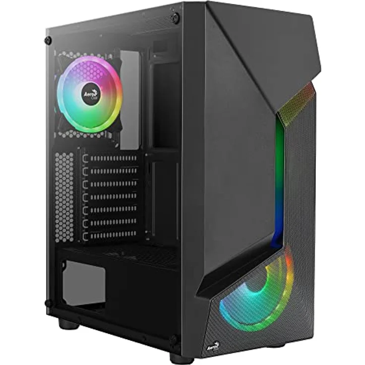 AeroCool Scape V3 schwarz Midi Tower mit Glasfenster – Bild 4