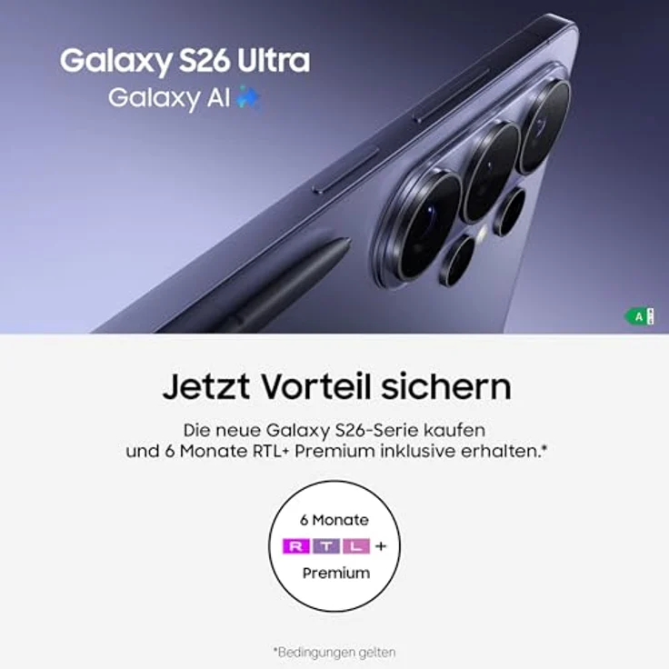 Samsung Galaxy S26 Ultra AI Smartphone, Android-Handy ohne Vertrag, 256 GB Speicher, Cobalt Violet – Bild 2