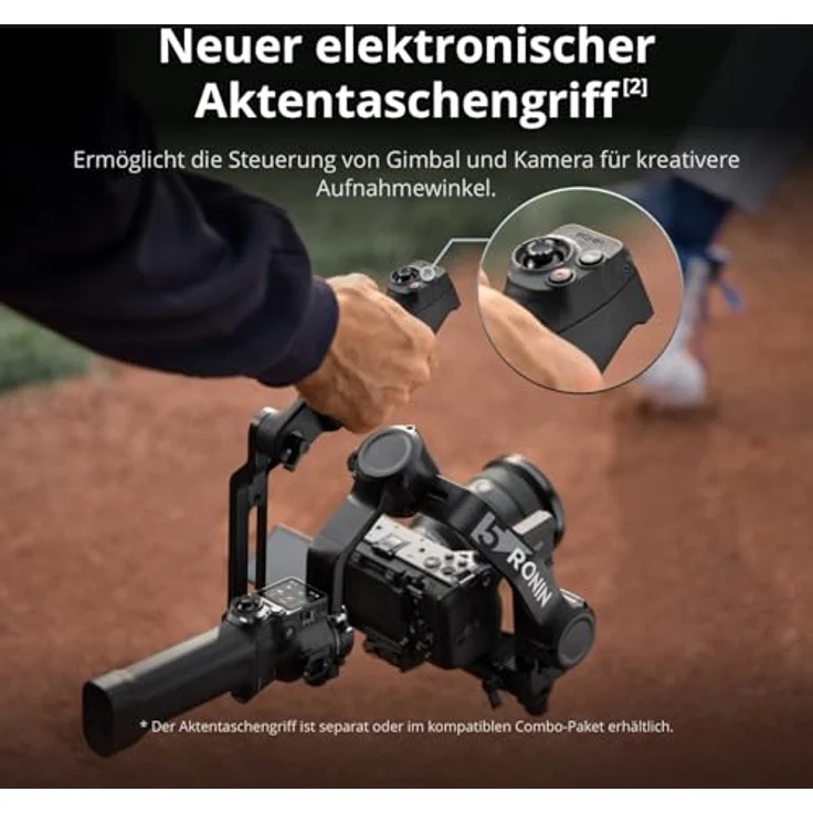 DJI RS 5 Combo, Gimbal mit intelligentem Tracking, Aktentaschengriff und 3 kg Nutzlast – Bild 4