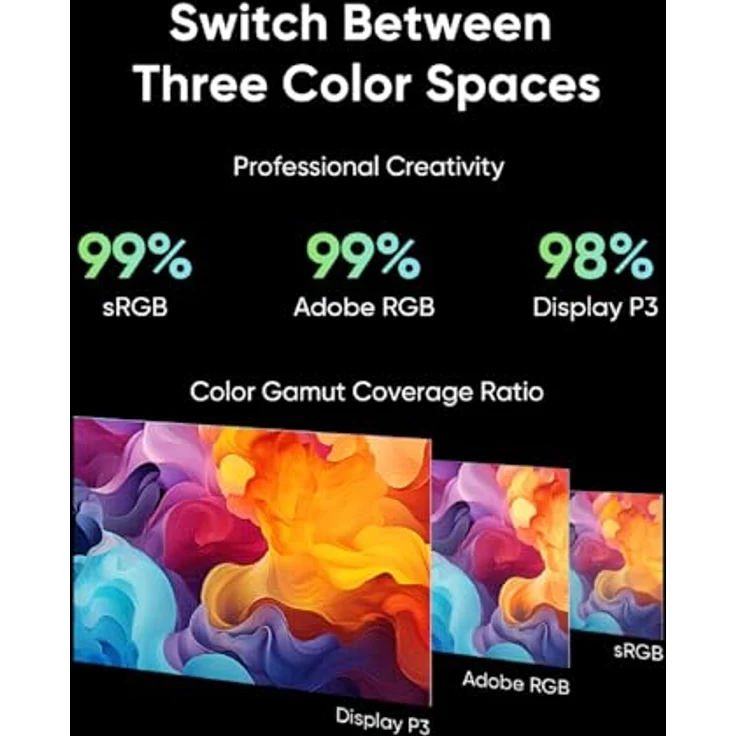 XP-Pen Artist Pro 24 (Gen 2) 4K Zeichentablett in Schwarz mit volllaminiertem Bildschirm, 99% sRGB-Farbraum, Dual X3 Pro Stiften – Bild 5