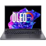 Acer Swift X (SFX16-61G-R73A) Ultrathin/Laptop | 16" 3.2K OLED 120Hz Display | AMD Ryzen 7 7840HS | 16 GB RAM | 512 GB SSD | NVIDIA GeForce RTX 4050 | Windows 11 | QWERTZ Tastatur | grau