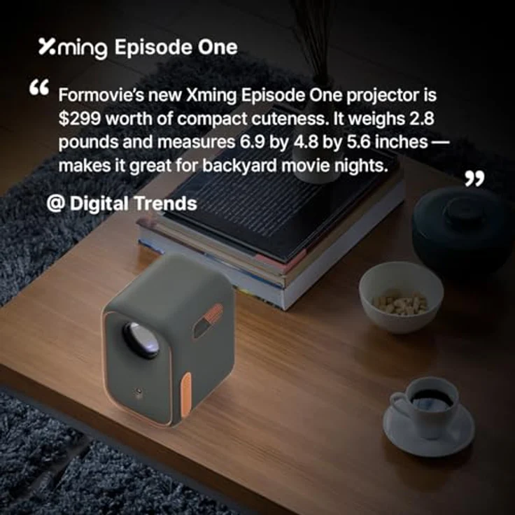Formovie Xming Episode One Netflix Projektor, WiFi Bluetooth, 1080P 4K, Dolby Audio, Outdoor Tragbar – Bild 2