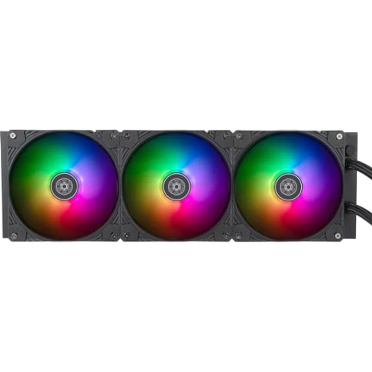 SilverStone Technology IceMyst 420, Erstklassiger All-in-One-Flüssigkühler mit ARGB-Beleuchtung, Kühllüfter-optimierte Kupferbasisplatte, silber – Bild 2