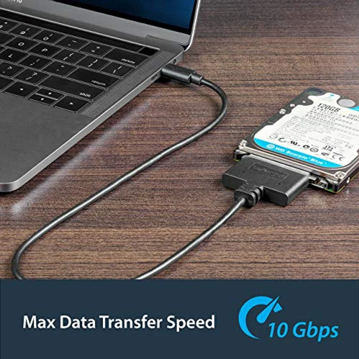 StarTech.com USB 3.1 (10 Gbit/s) Adapterkabel mit USB-C für 2,5 Zoll SATA Laufwerke (USB31CSAT3CB) – Bild 4