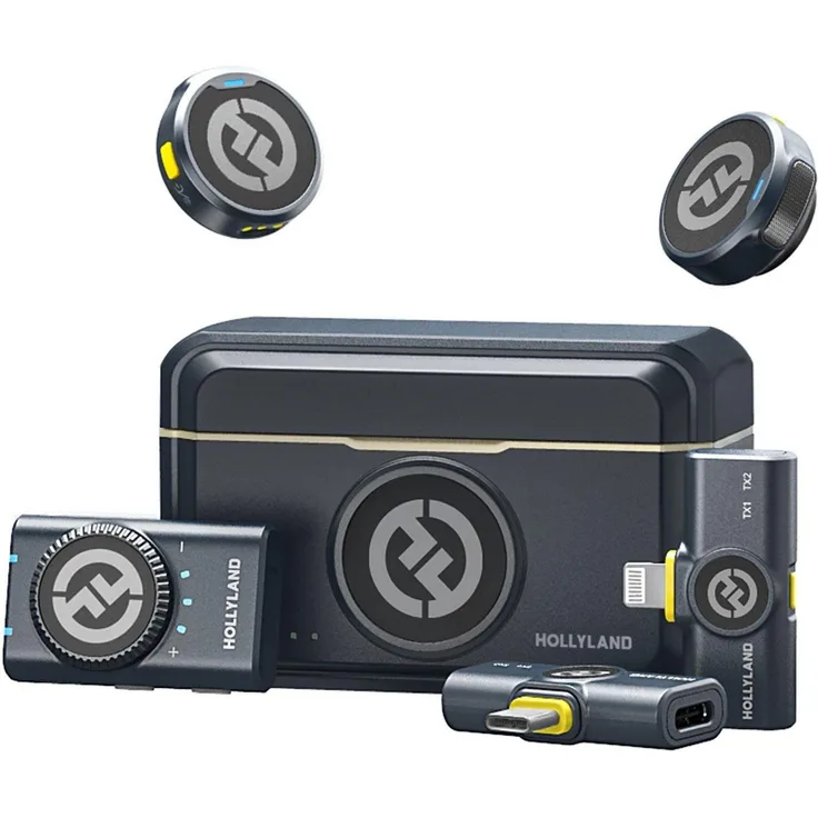 Hollyland Mikrofon Lark M2 Combo, drahtloses Mikrofon mit verlustfreier Klangwiedergabe, 40 Stunden Akkulaufzeit - Preisvergleich