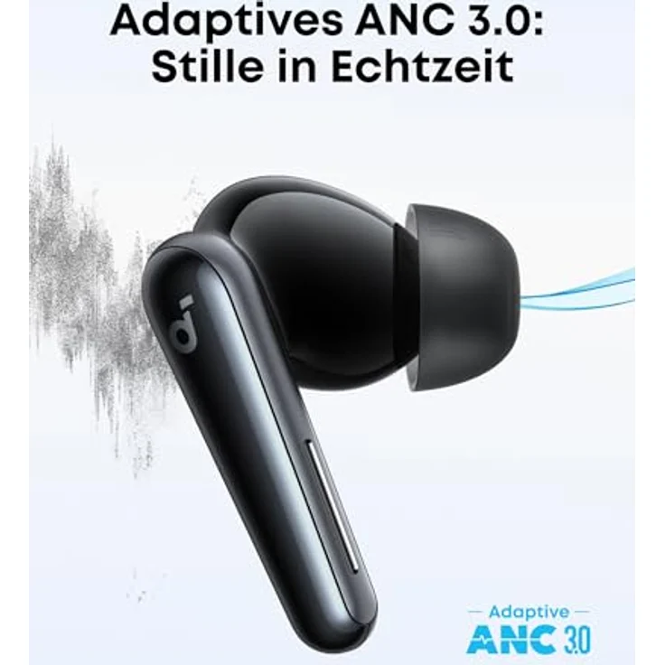 soundcore Liberty 5, kabellose Earbuds mit Noise Cancelling, 2x stärkere Stimmreduktion, ANC in Echtzeit, Dolby Audio, 6 Mikrofone für klare KI-Telefonate, lange Akkulaufzeit – Bild 3