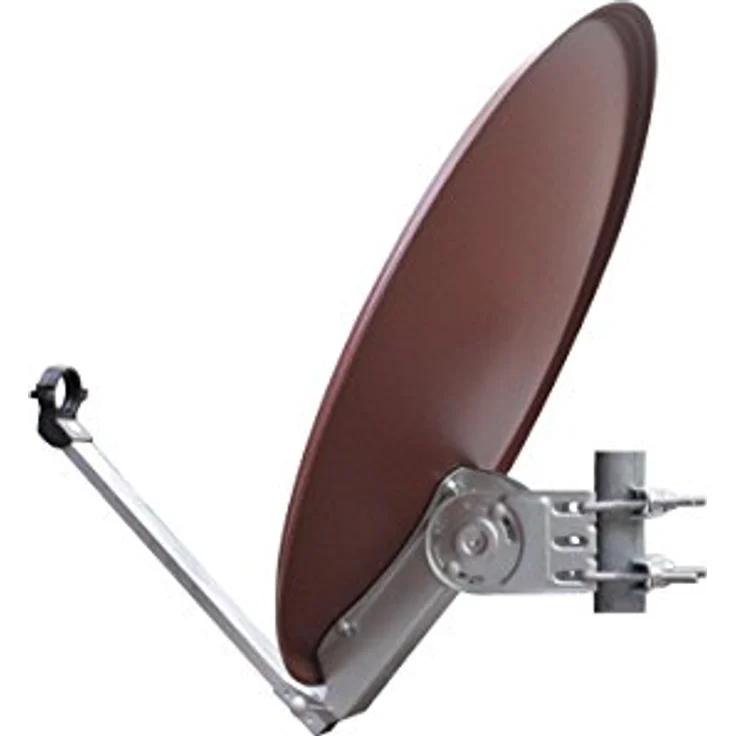 Opticum QA 60 Stahl Satellitenantenne (60 cm) ziegelrot – Bild 3