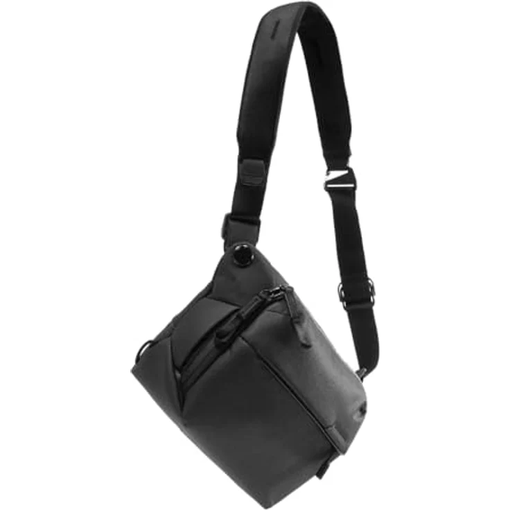 Peak Design Everyday Sling 6L, Kameratasche für spiegellose Kameras und DSLRs, schwarz, 100% recyceltes Material, Platz für Tablet – Bild 3