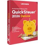 Haufe-Lexware QuickSteuer Deluxe 2026, Steuersoftware für private und gewerbliche Steuererklärung, bis zu 5 Erklärungen, inklusive Steuerprüfer und SteuerSparbrief, Minibox