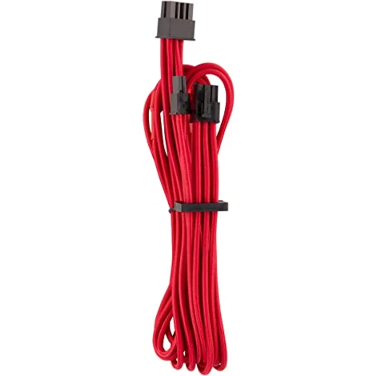 Corsair Premium Sleeved Netzteil Pro-Kabel-Set Typ4 (Generation 4-Serie) Rot – Bild 5