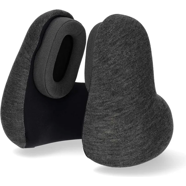 Nedis Drahtlose Over-Ear-Kopfhörer mit Reisekissen, max. Batterielaufzeit 11 Std, eingebautes Mikrofon, Anthrazit