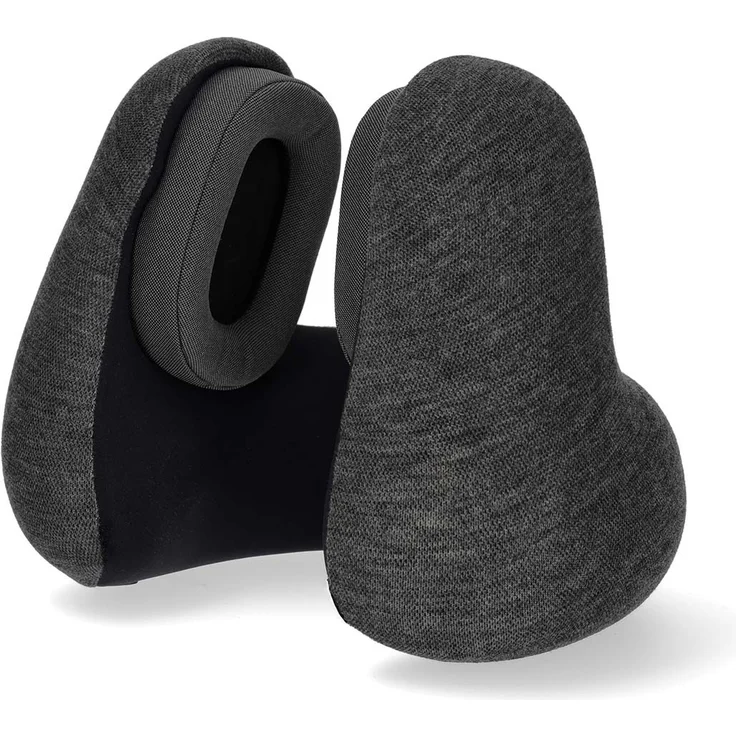 Nedis Drahtlose Over-Ear-Kopfhörer mit Reisekissen, max. Batterielaufzeit 11 Std, eingebautes Mikrofon, Anthrazit