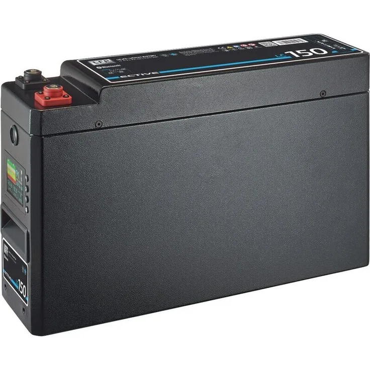 ECTIVE LC 150 SLIM LT 12V LiFePO4 Lithium Versorgungsbatterie 150Ah, hohe Lebensdauer und integriertes Batterie-Management-System