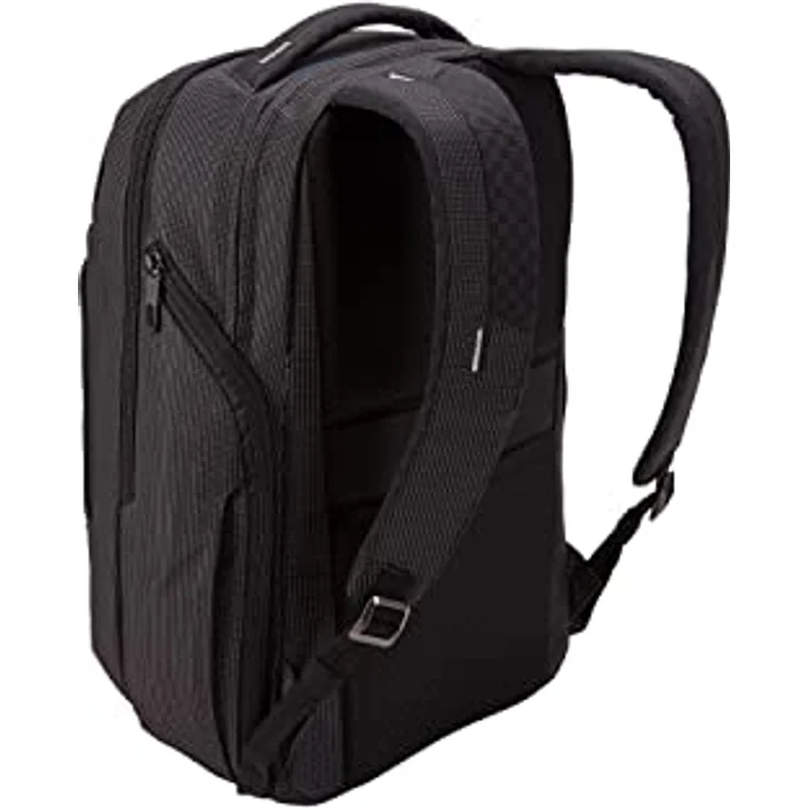 Thule Crossover 2, 30L Laptop-Rucksack mit SafeZone Schutzfach und RFID-blockierendem Fach, schwarz – Bild 6
