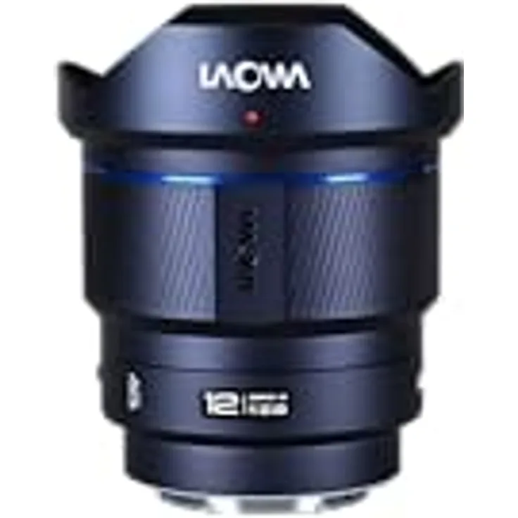 Laowa 12mm f/2.8 Lite Zero-D FF, Weitwinkel-Objektiv für Sony FE mit Rück- und Frontdeckel, Schwarz