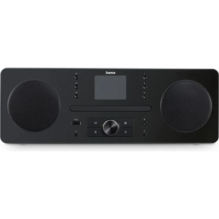 Hama DR1560CBT DAB+/FM/CD/Bluetooth RX schwarz (FM, DAB+, DAB, Bluetooth), Radio, Schwarz