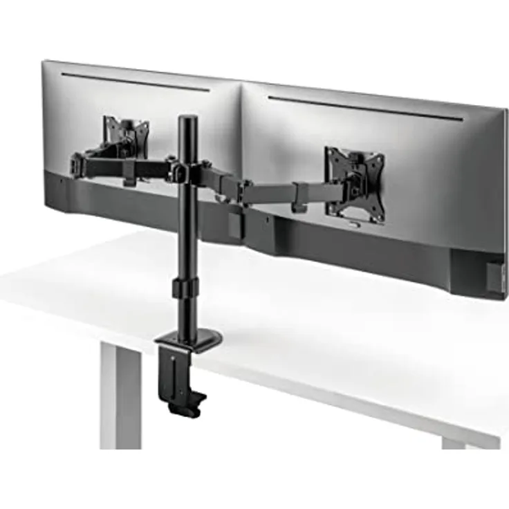 Superior Driak na Monitor 17-32" DUAL, VESA-kompatible TV-Halterung für 2 Monitore, neigbar und drehbar, max. Belastung 18 kg