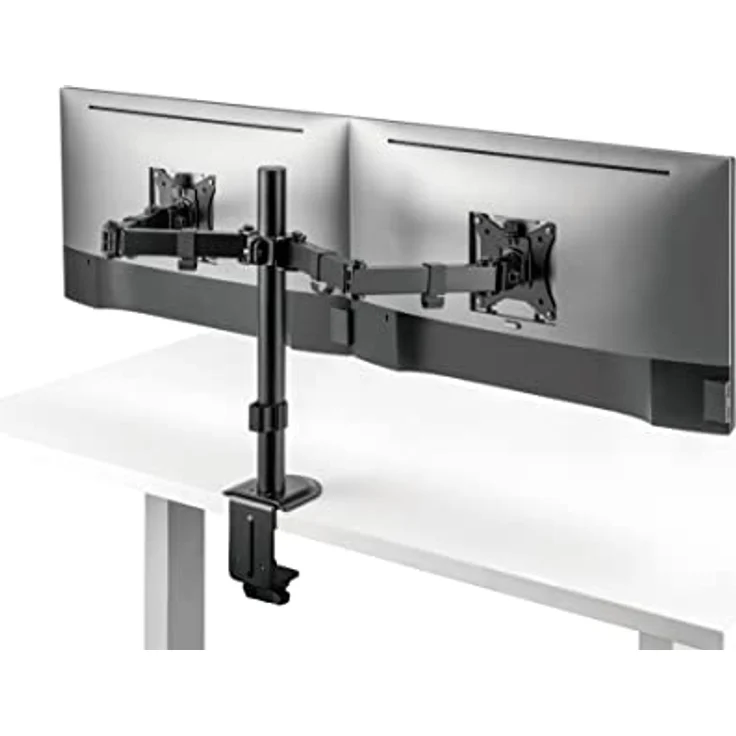 Superior Driak na Monitor 17-32" DUAL, VESA-kompatible TV-Halterung für 2 Monitore, neigbar und drehbar, max. Belastung 18 kg – Bild 1