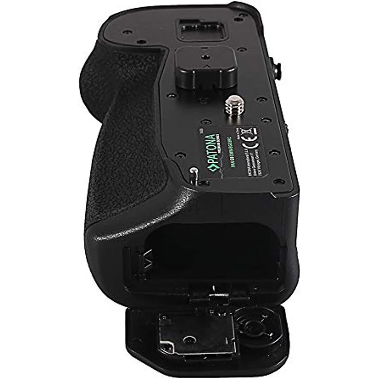 Patona Premium Batteriegriff DMW-BLF19 für Panasonic, ergonomisch, rutschsicher, Schwarz – Bild 4