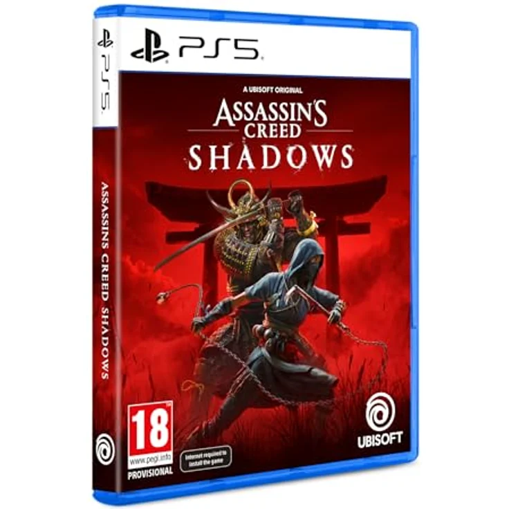 Ubisoft Assassin's Creed: Shadows, PS5-Game mit offenem Welterlebnis in feudalem Japan, spielbare Charaktere Naoe und Yasuke, anpassbare Verstecke – Bild 1
