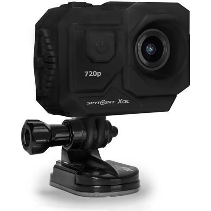 SpyPoint Action-Videokamera Xcel 720, 5 MP Camcorder mit 720p Video und 2 Zoll Bildschirm, wetterbeständig, inkl. wiederaufladbarer Lithium-Ionen-Batterie