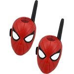 ekids SM-202 Spider-Man Walkie Talkie für Kinder, Rot