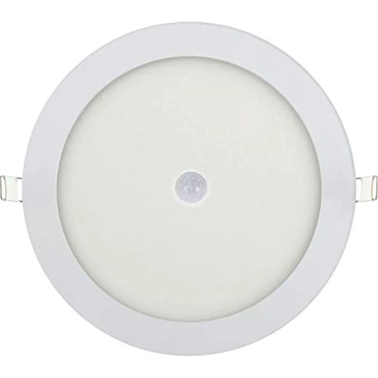 ENERGMiX 24w LED Slim Panel mit Bewegungsmelder Einbauleuchte Panelleuchte Deckenlampe Deckenleuchte Rund Ø 240mm Kaltweiß - Ultra Slim, 6000K Kaltweiß, 1680 Lumen, Direkt Anschluss an 230V – Bild 1