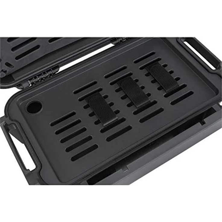 PELI R60 Ruck Schutzbehälter, wasserdichte Aufbewahrungslösung für kleine elektr. Geräte und Werkzeuge bei Outdoor-Abenteuern, IP68 Wasserdicht und staubdicht, 2,32L Fassungsvermögen, Farbe: Schwarz – Bild 7