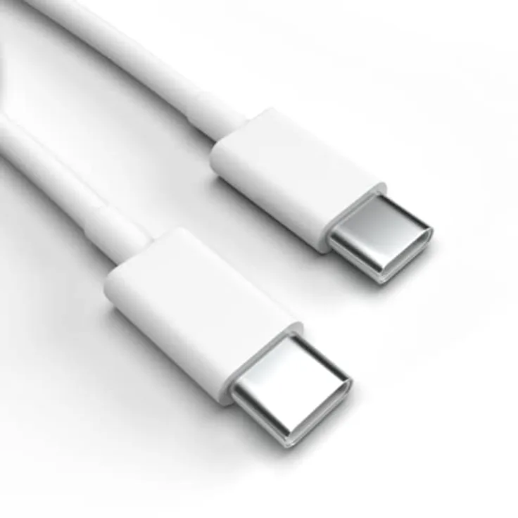 Justcom USB-C Ladekabel für Samsung Galaxy A5 2017 Duos, 2 m, weiß, superschnelles Laden bis 2,1 A, hohe Datenübertragungsrate bis 480 Mbit/s