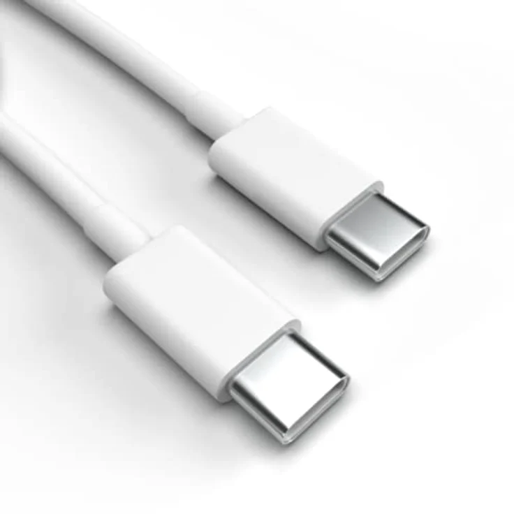 Justcom USB-C Ladekabel für Samsung Galaxy A22 5G, 50 cm, weiß, Schnellladekabel mit 2,1 A und 480 Mbit/s Datenübertragung – Bild 1