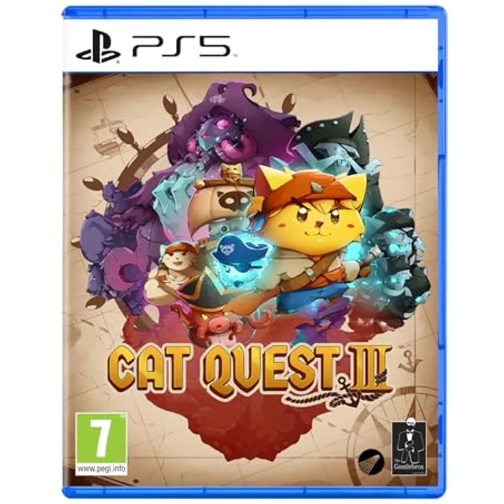 Maximum Entertainment Cat Quest III (PS5) - Action-RPG-Abenteuer in der Purribean, inkl. exklusiver Navigationskarten und Aufkleberbogen
