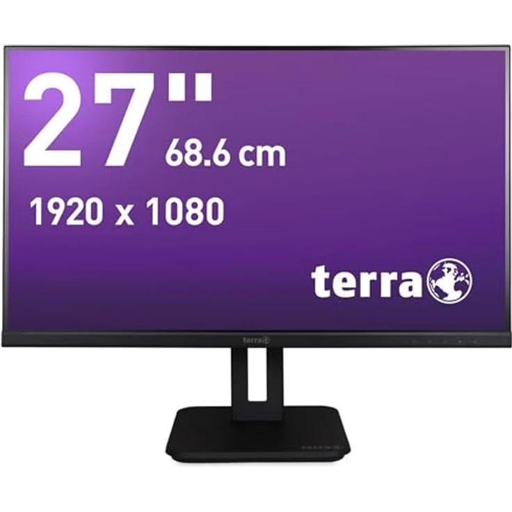 Wortmann TERRA LCD/LED 2748W PV V4, 27" Full HD Monitor mit 144 Hz, HDMI/DP/USB-C, mattschwarz – Bild 2