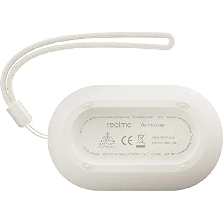 realme RMA2007 Taschenlautsprecher mit Bass-Heizkörper 3W Bluetooth (Desert Grey, Stereo Channel) - Dynamischer Bass-Boost-Lautsprecher mit 3 W – Bild 4