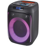 PEAQ PPS 150, Bluetooth Party Speaker mit kraftvollem Sound, Schwarz
