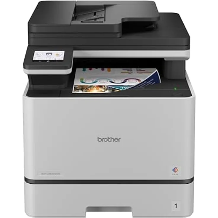 Brother DCP-L8630CDW, Professionelles 3-in-1 Farblaser-Multifunktionsgerät mit 31 S./Min. Druckgeschwindigkeit, Dualband-WLAN und 250 Blatt Papierfach