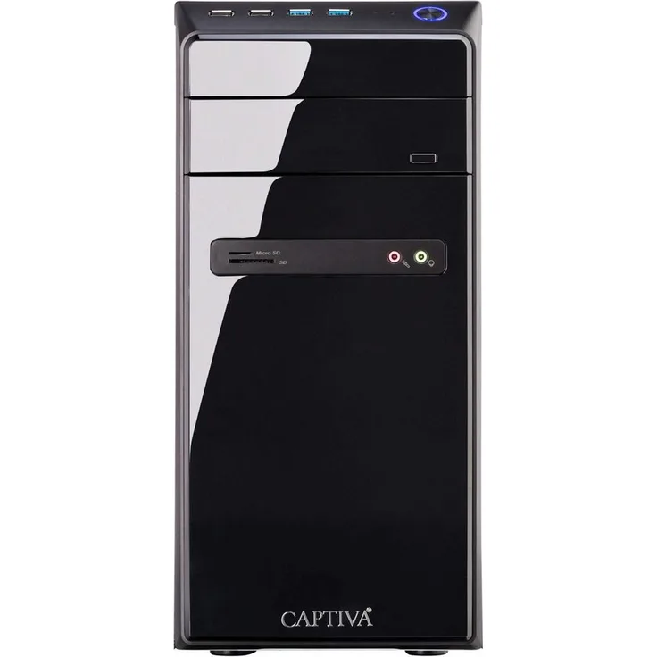 "CAPTIVA Power-Starter I80-395 Business-PC (Intel® Core i7 14700, 64 GB RAM, 2000 GB SSD, Luftkühlung) - Schwarz"