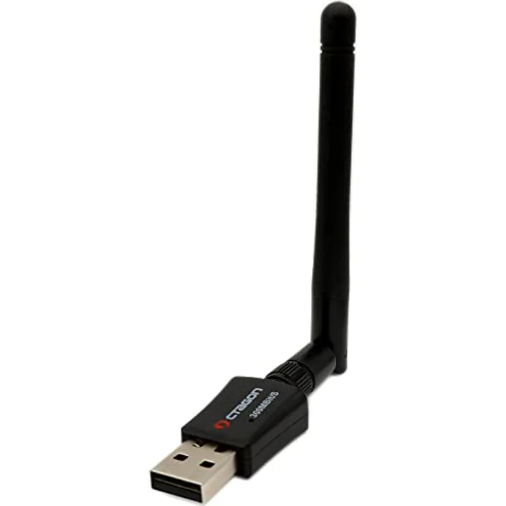 Octagon WL318 Optima WLAN Adapter mit Antenne, 300 MBit/s, 2.4 GHz, USB 2.0, schwarz – Bild 5