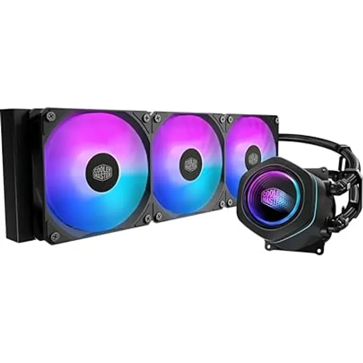 Cooler Master MasterLiquid Core Nex 240 ARGB, Wasserkühlung mit ARGB-Beleuchtung und 240mm Radiator