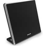 Philips Audio SDV7220/12 Digital Indoor DVB-T Antenne (49dB, HDTV, UHF, FM, UKW) schwarz