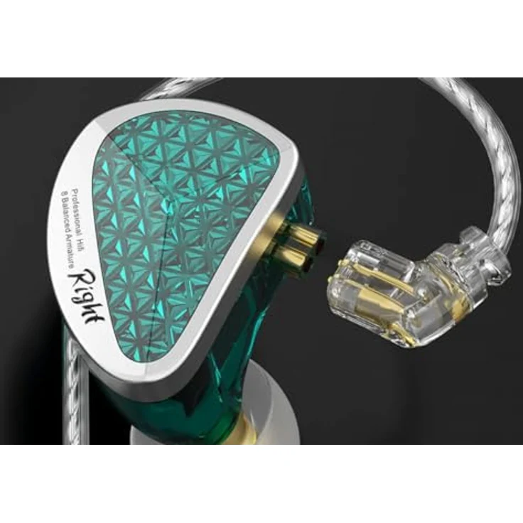 KZ AS16 PRO NO MIC, In-Ear Kopfhörer mit dynamischem Wandlerprinzip und passiver Geräuschunterdrückung, Schwarz – Bild 7