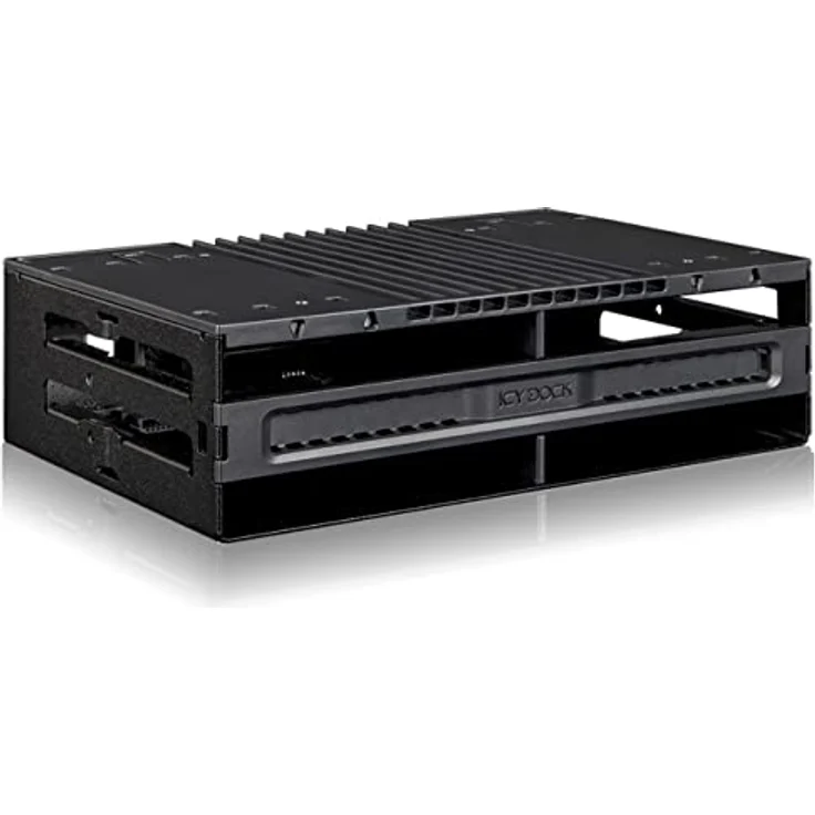 Icy Dock IcyDock MB024SP-B, Festplattenaufbewahrung für 4x 2.5SAS/SATA, schwarz – Bild 1