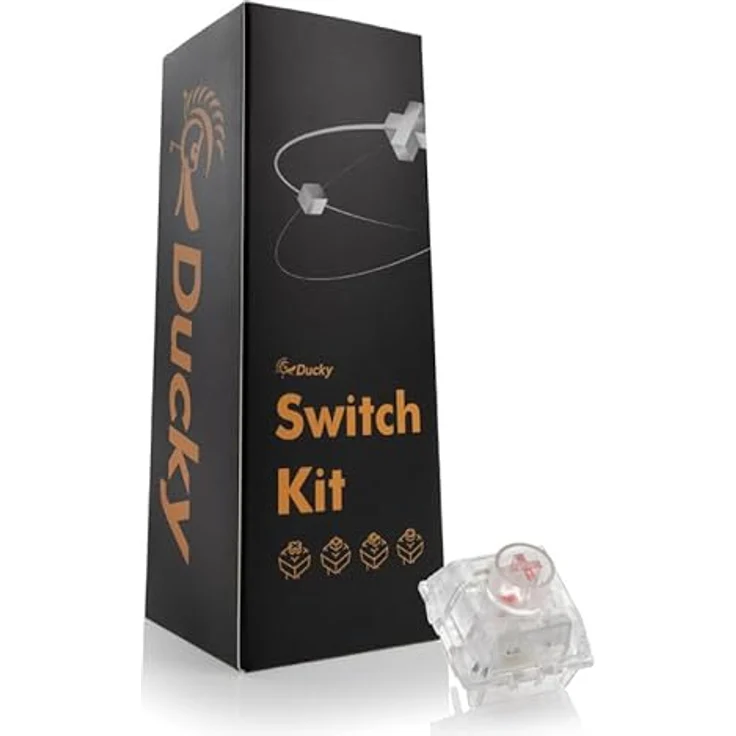 Ducky TTC Heart Switch, mechanisch, 3-Pin, linear, MX-Stem, 42g - 110 Stück Tastatur-Zubehör – Bild 1