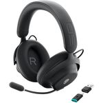 Alienware Pro Wireless-Gamingheadset – Kabellos, 50-mm-Graphen-Treiber, KI- & ANC-Geräuschunterdrückung, Dual-Mikrofone, E-Sport-optimiert, Dark Side of the Moon